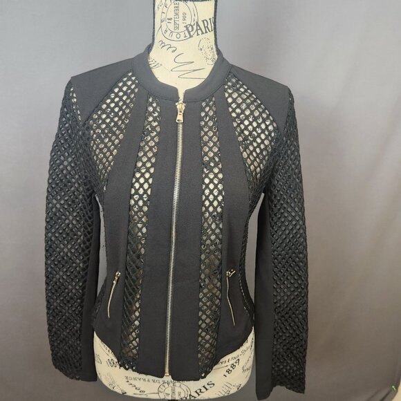 Mesh Zip Front Jacket - Picture 3 of 6